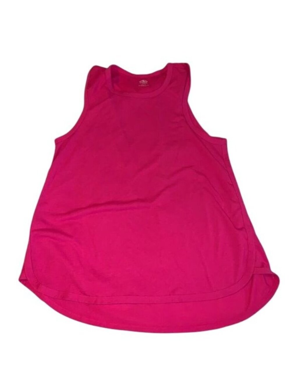 Athletic Works Womens Pink Sleeveless Tank Top L/G 12-14 Lightweight Activewear